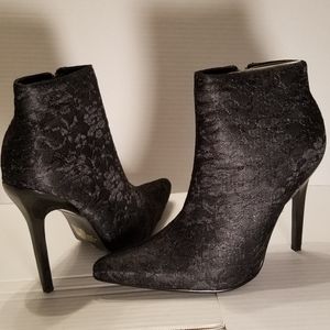 #8 Black Lace ankle boots